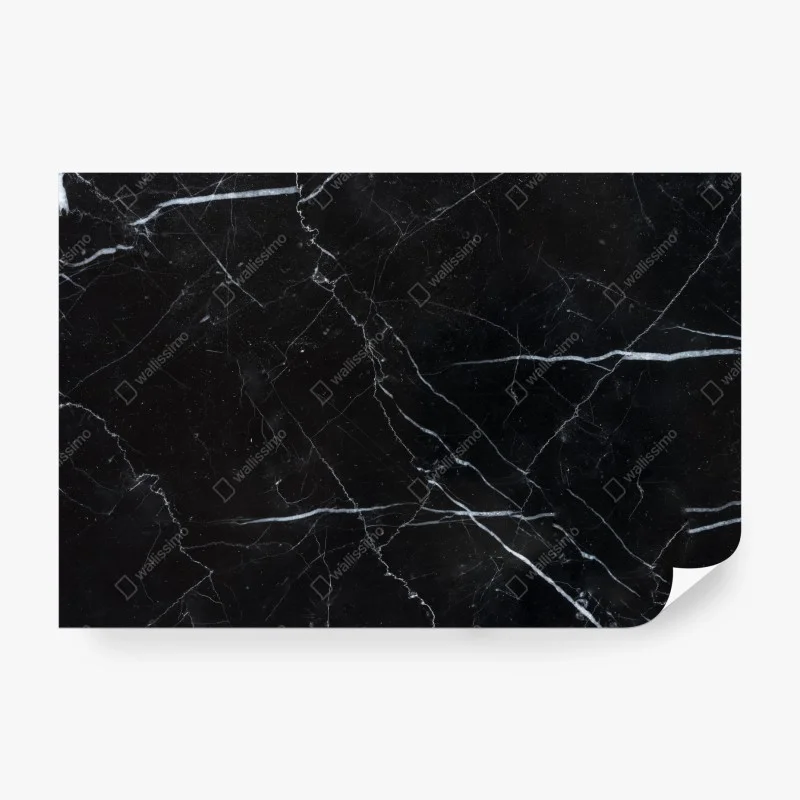 Wall mural black marquina marble texture for modern interiors