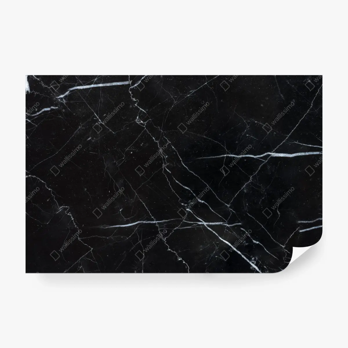 Wall mural black marquina marble texture for modern interiors • Wallissimo® Wall mural black marquina marble texture for modern interiors • Wallissimo®