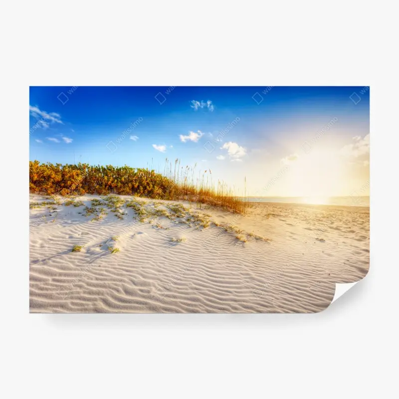 Wall mural bright lemon botanical pattern • Wallissimo®