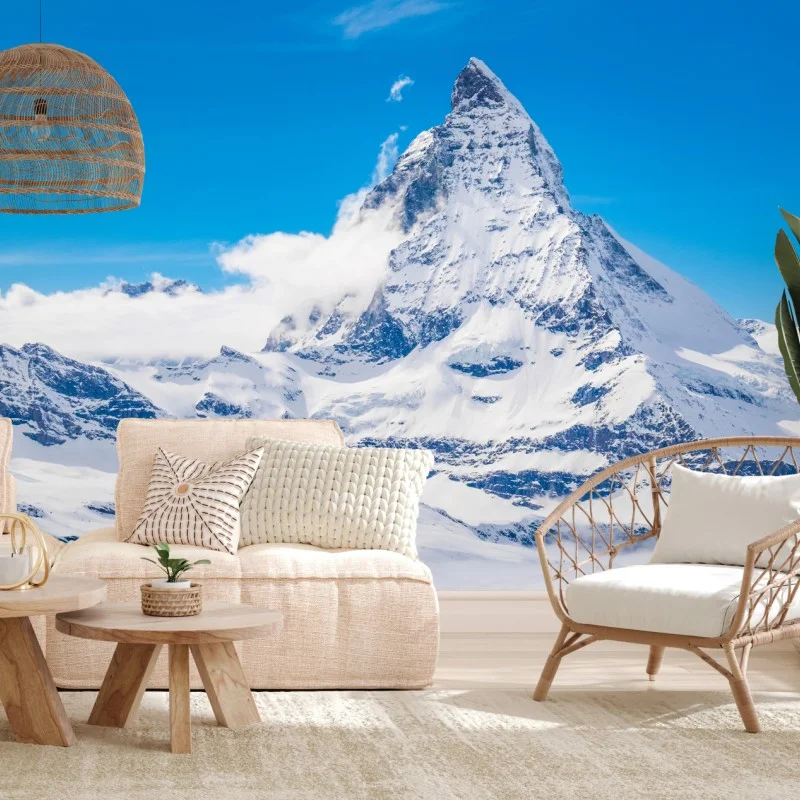 Wall mural Matterhorn majesty at Gornergrat