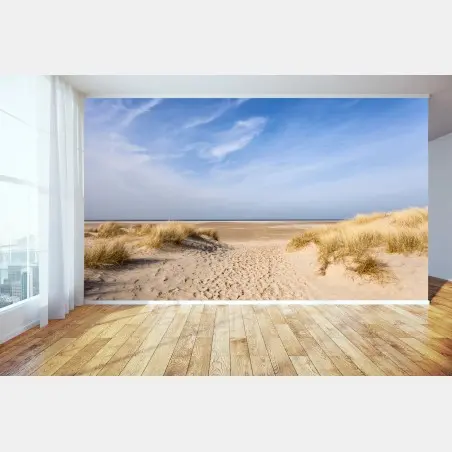 Wall mural serene dunes at the German coast • Wallissimo®