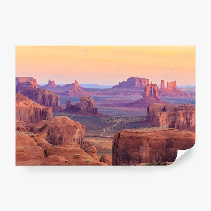 Wall mural Monument Valley desert sunset panorama