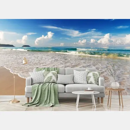 Wall mural Karon Beach, Phuket morning calm • Wallissimo®