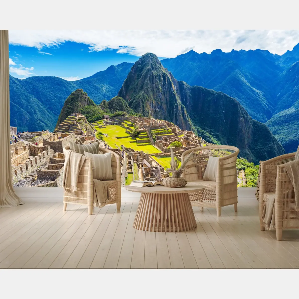 Wall mural Machu Picchu ancient andean citadel • Wallissimo®