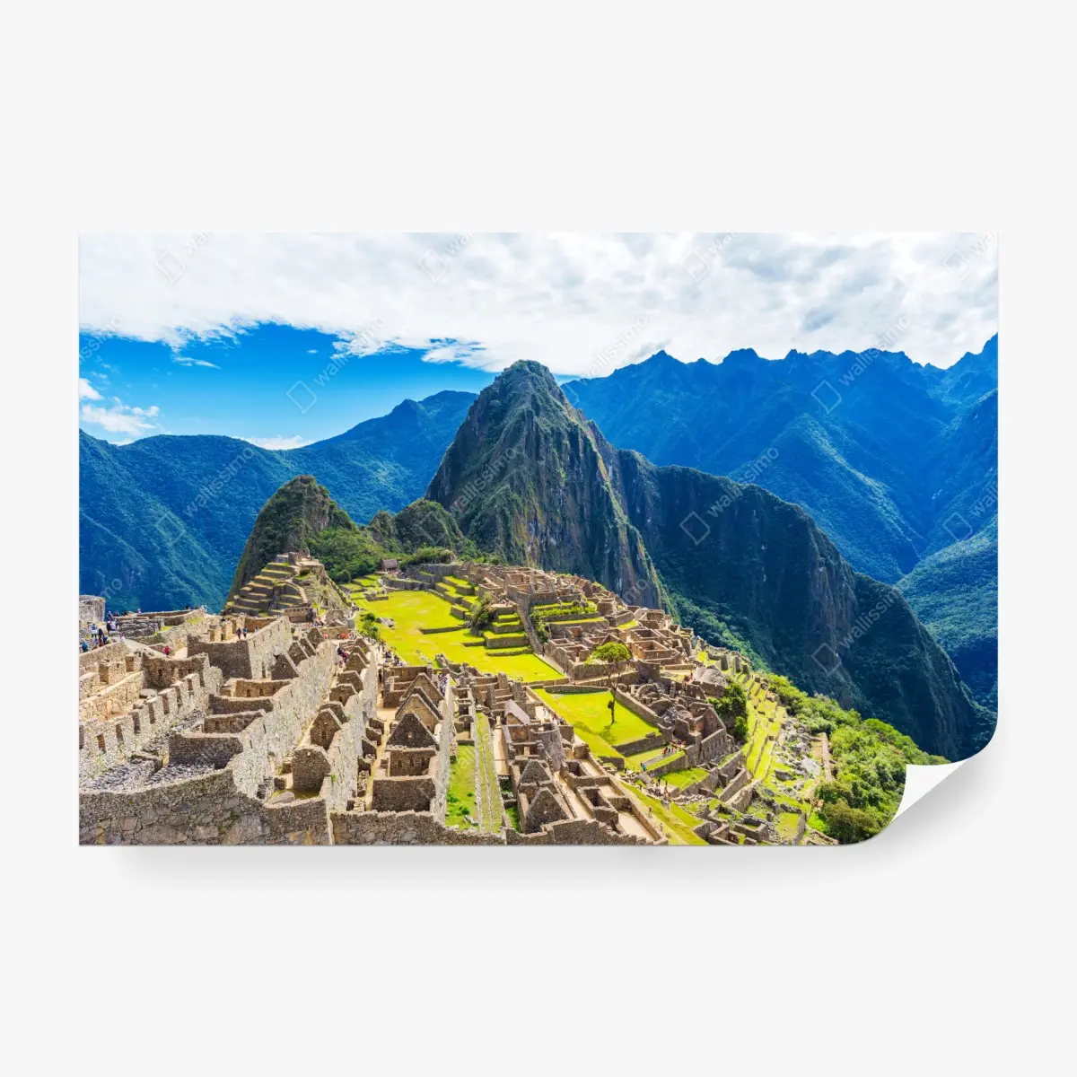 Wall mural Machu Picchu ancient andean citadel • Wallissimo®
