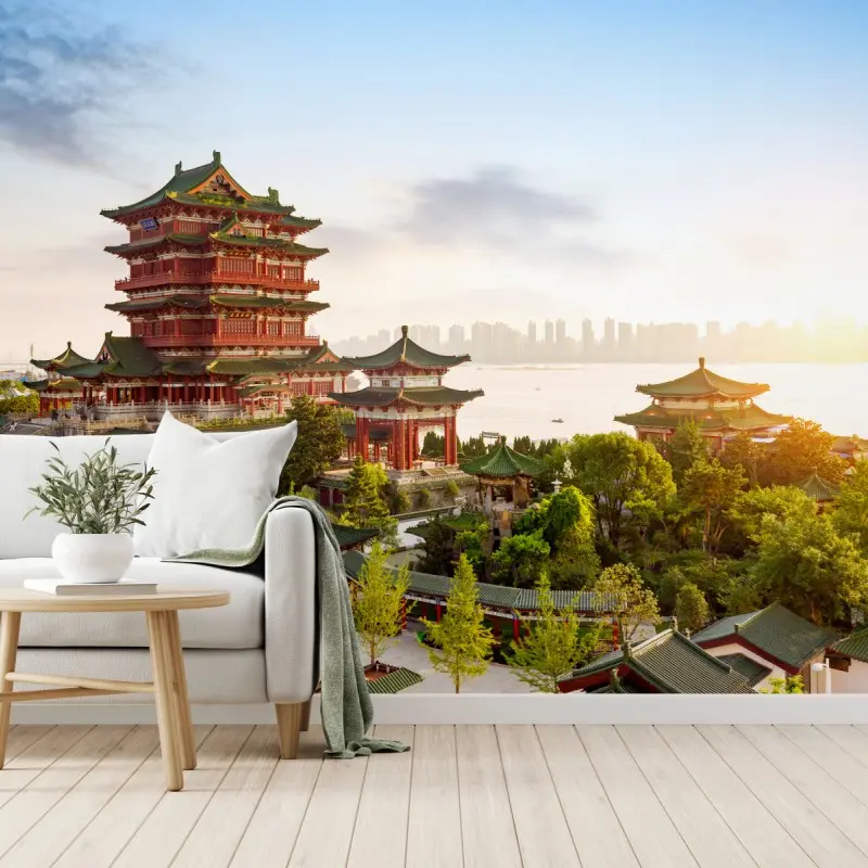 Wall mural Tengwang Pavilion at sunrise