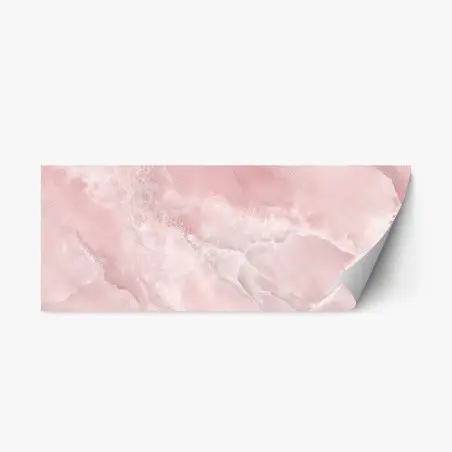 Repositionable sticker soft pink marble texture • Wallissimo®