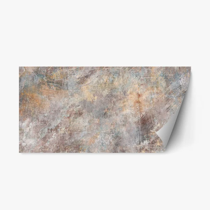 Repositionable sticker subtle textured abstract in warm neutrals