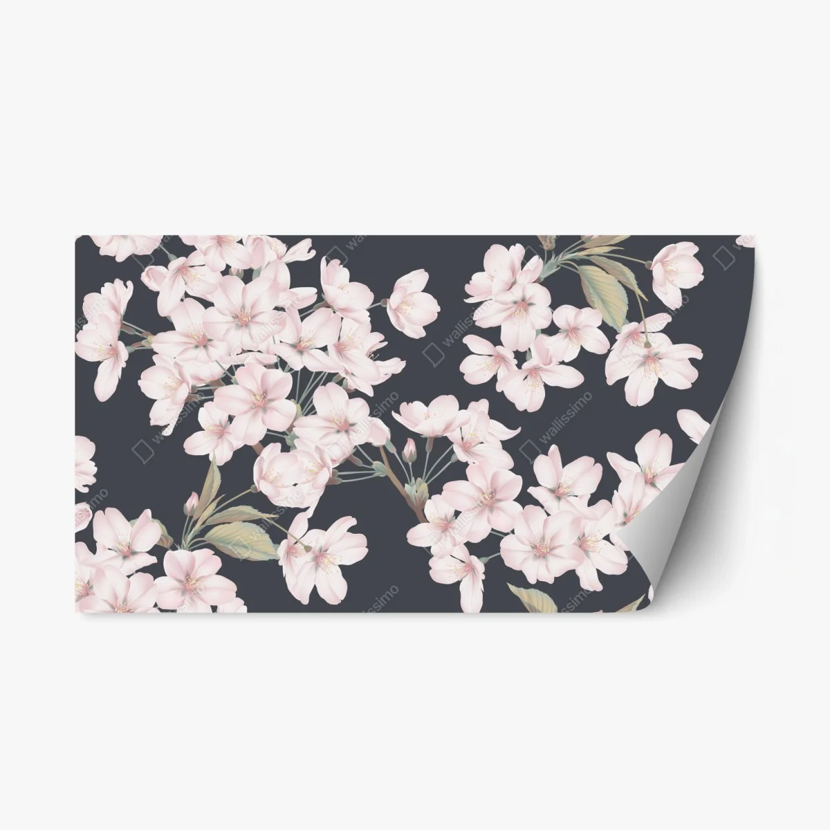 Repositionable sticker delicate cherry blossom floral print ⁕ Wallissimo® Repositionable sticker delicate cherry blossom floral print ⁕ Wallissimo®