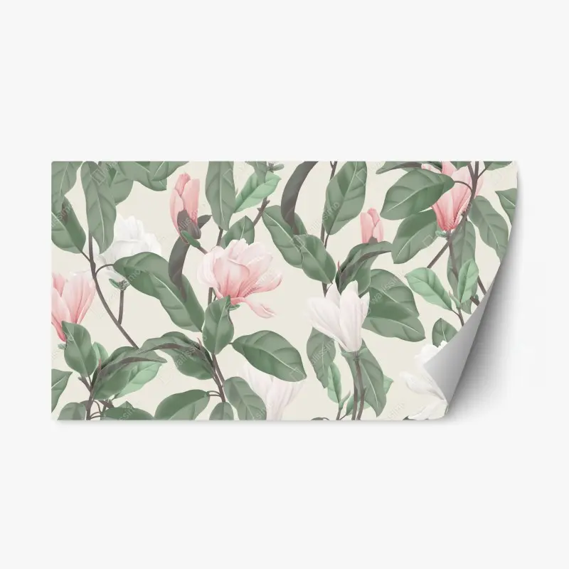 Repositionable sticker playful pink lips pattern • Wallissimo®