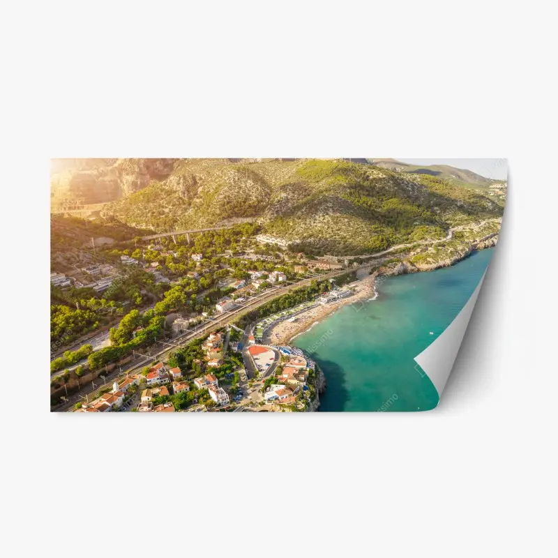 Repositionable sticker tropical palm in Punta Cana • Wallissimo®