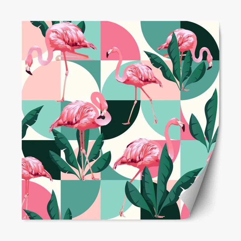 Repositionable sticker geometric arched ceiling pattern • Wallissimo®