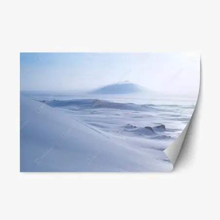 Repositionable sticker arctic serenity in Chukotka • Wallissimo®