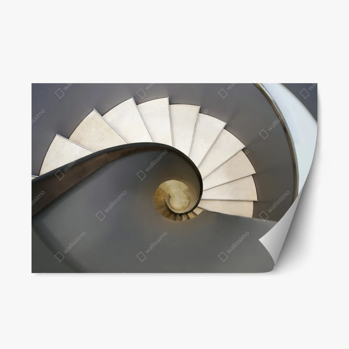 Repositionable sticker spiral staircase abstract composition • Wallissimo® Repositionable sticker spiral staircase abstract composition • Wallissimo®