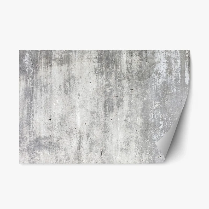 Repositionable sticker raw concrete texture wall art