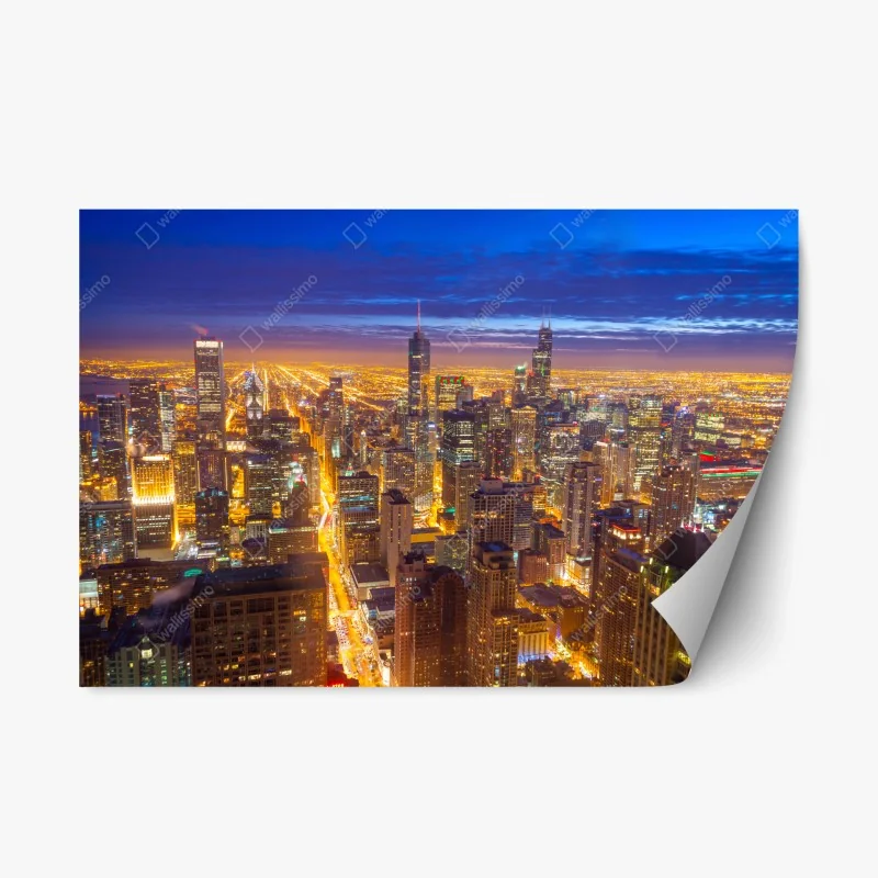 Repositionable sticker neon sunset boulevard • Wallissimo®