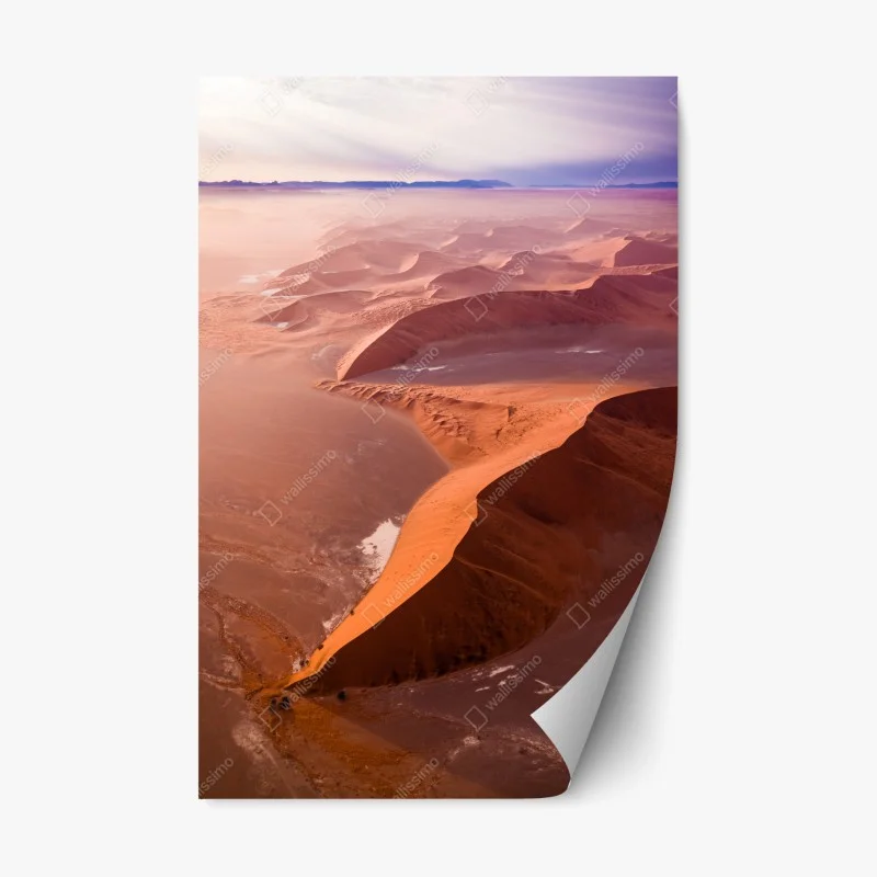Repositionable sticker Sossusvlei desert dunes panorama