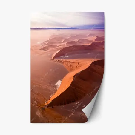 Repositionable sticker Sossusvlei desert dunes panorama • Wallissimo®