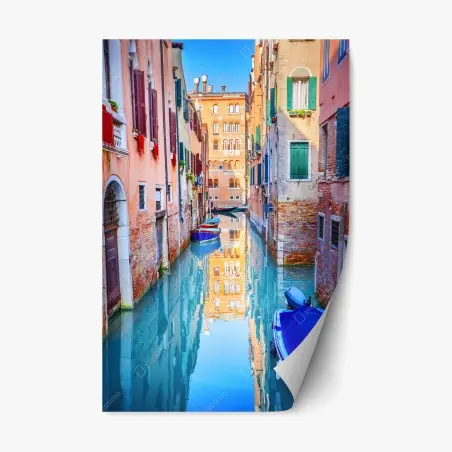 Repositionable sticker Venice canal reflections • Wallissimo®