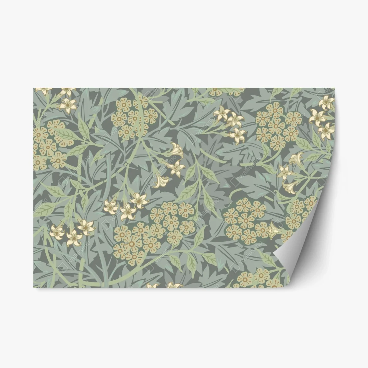 Repositionable sticker vintage botanical floral pattern • Wallissimo® Repositionable sticker vintage botanical floral pattern • Wallissimo®