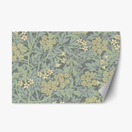 Repositionable sticker vintage botanical floral pattern • Wallissimo®