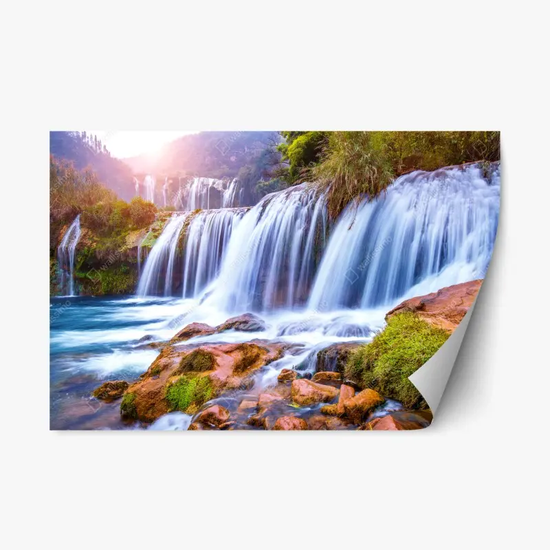 Repositionable sticker Balos Lagoon, Crete panoramic beach view • Wallissimo®