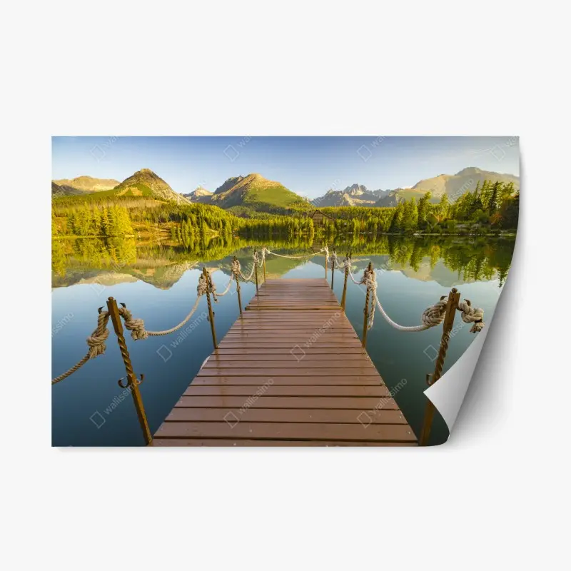 Repositionable sticker Balos Lagoon, Crete panoramic beach view • Wallissimo®
