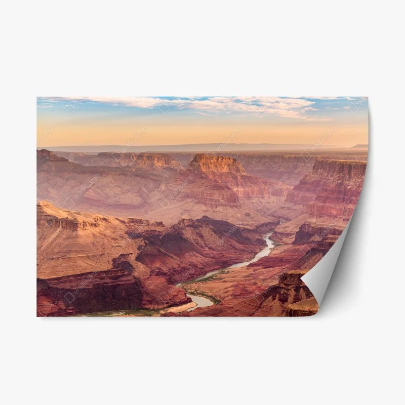 Repositionable sticker Grand Canyon sunset panorama