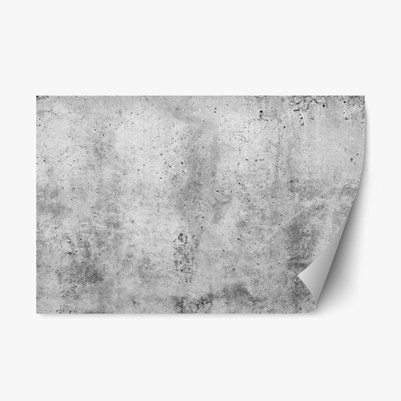 Repositionable sticker raw concrete texture wall