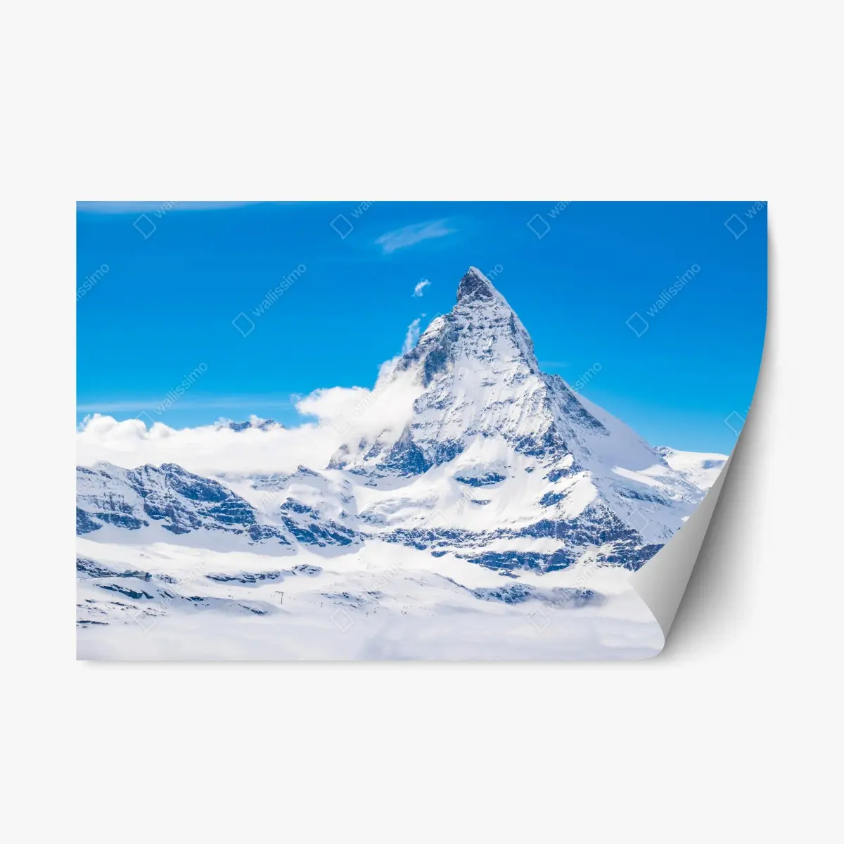 Repositionable sticker Matterhorn majesty at Gornergrat • Wallissimo® Repositionable sticker Matterhorn majesty at Gornergrat • Wallissimo®