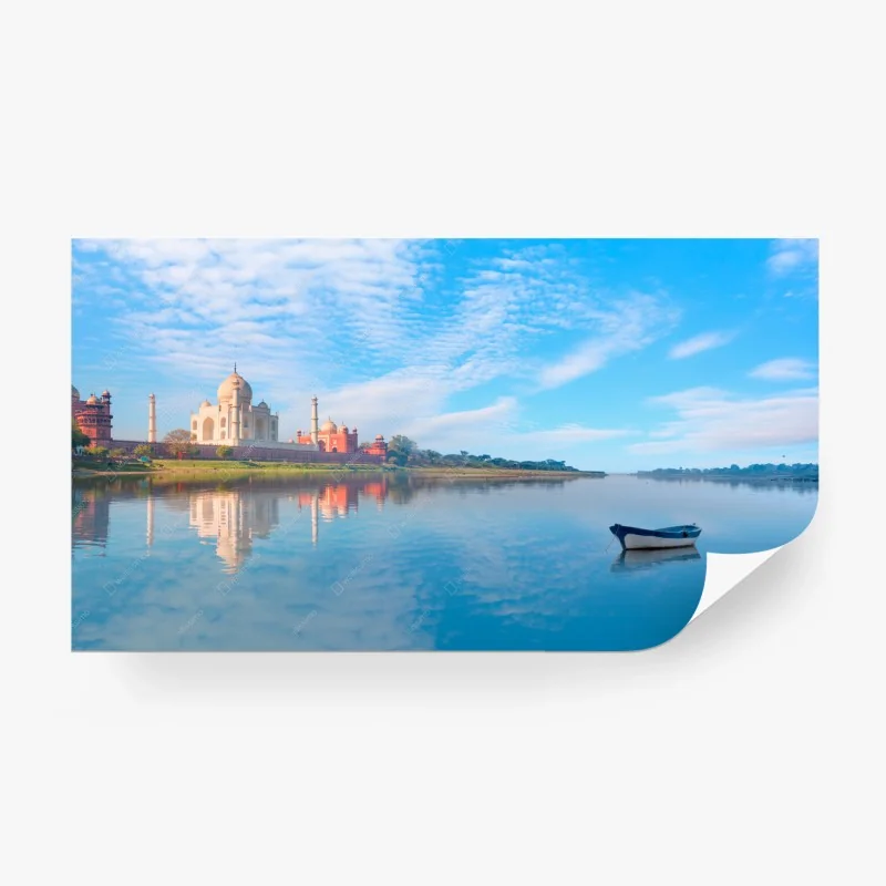 Wall mural misty iceberg seascape • Wallissimo®