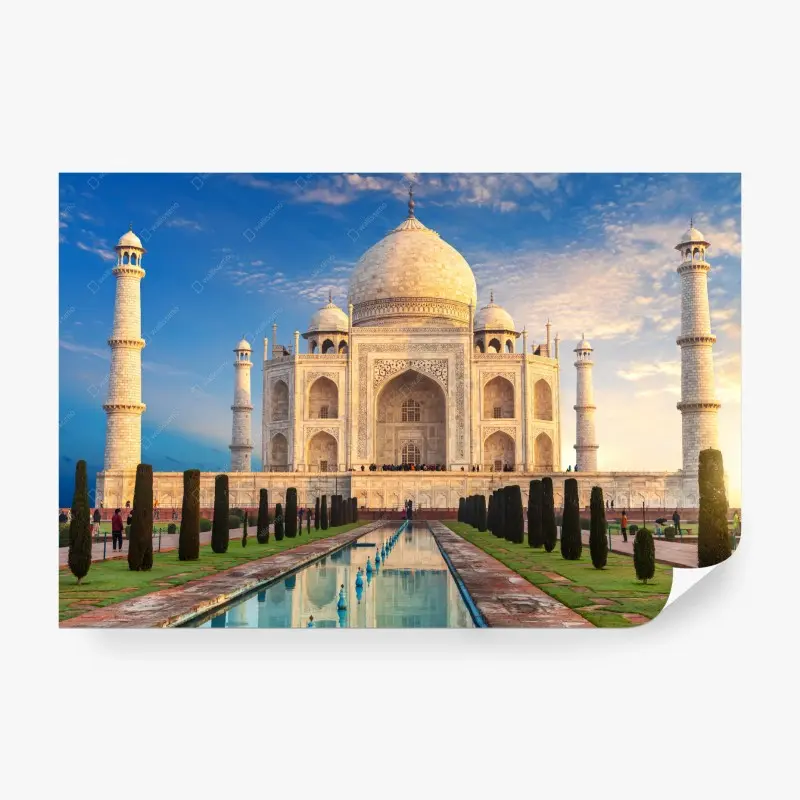 Wall mural abstract geometric pastel composition • Wallissimo®