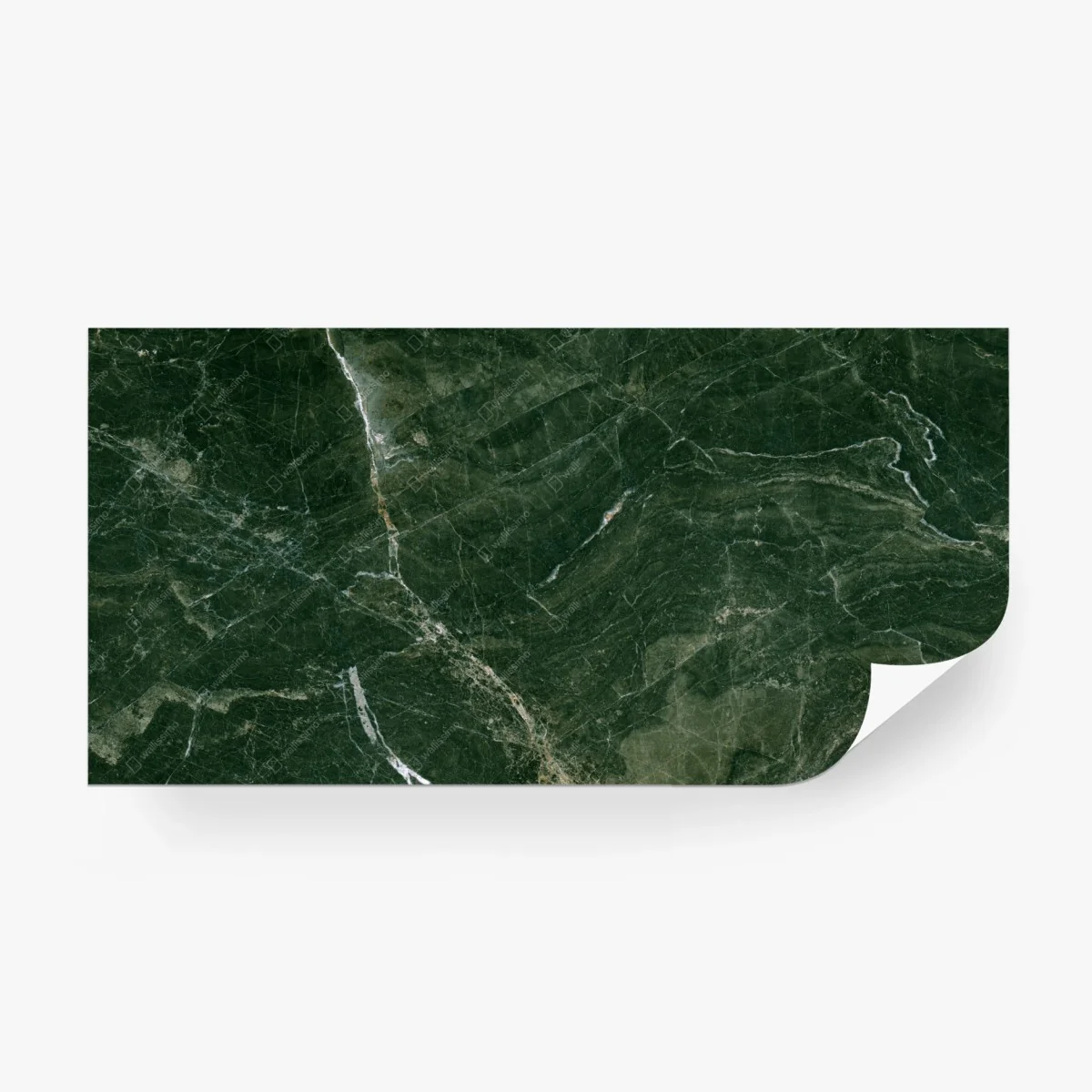 Wall mural deep green marble texture • Wallissimo®