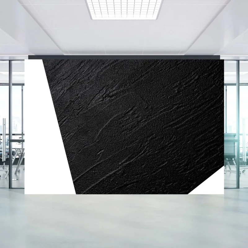 Wall mural black concrete texture minimal abstract