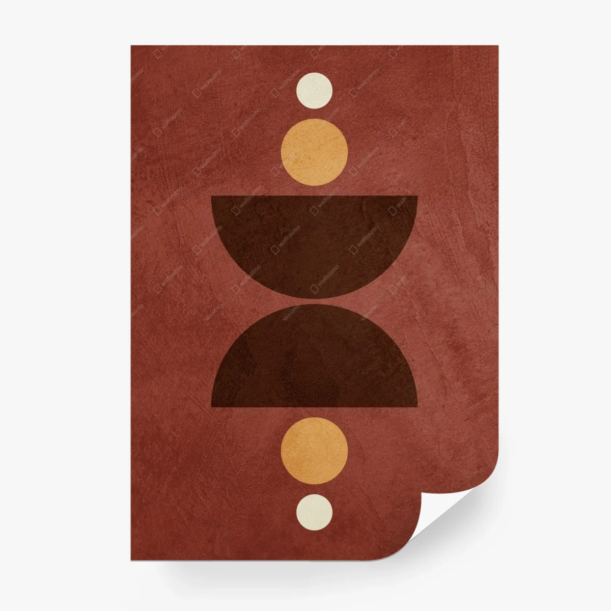 Wall mural earthy geometric balance • Wallissimo® Wall mural earthy geometric balance • Wallissimo®