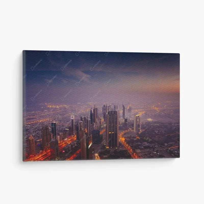 Canvas print Capri summer coastline panorama • Wallissimo®
