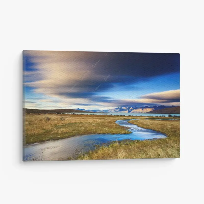 Canvas print subtle monochrome texture study • Wallissimo®