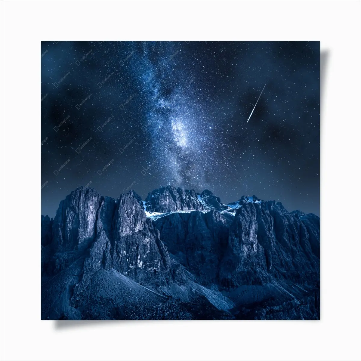 Poster milky way over Passo Gardena, Dolomites • Wallissimo® Poster milky way over Passo Gardena, Dolomites • Wallissimo®