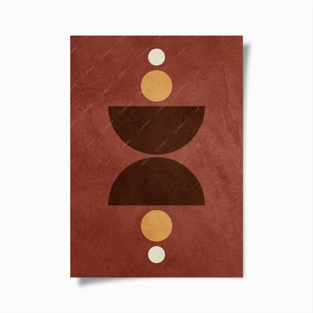 Poster earthy geometric balance • Wallissimo® Poster earthy geometric balance • Wallissimo®