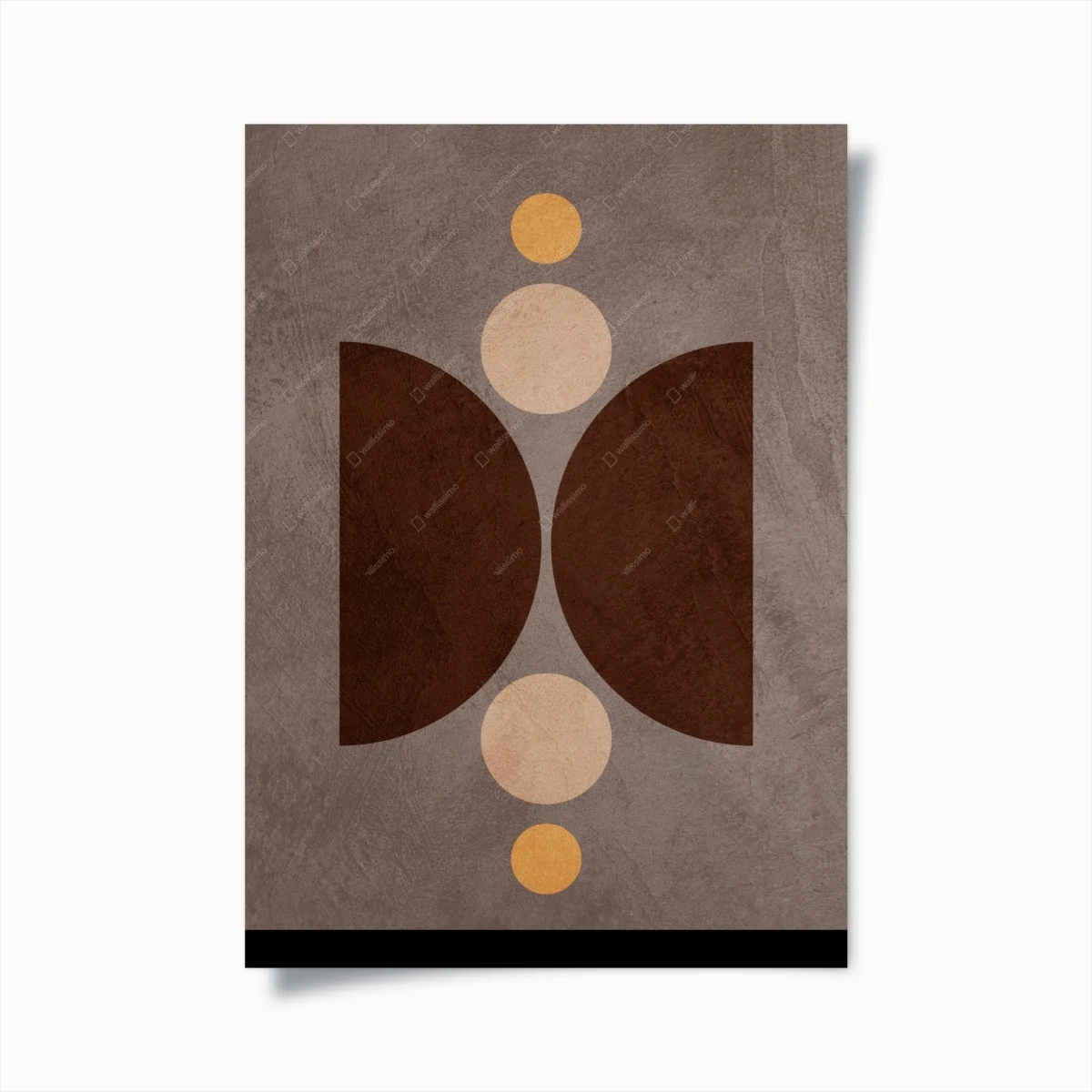 Poster earthy geometric balance • Wallissimo® Poster earthy geometric balance • Wallissimo®