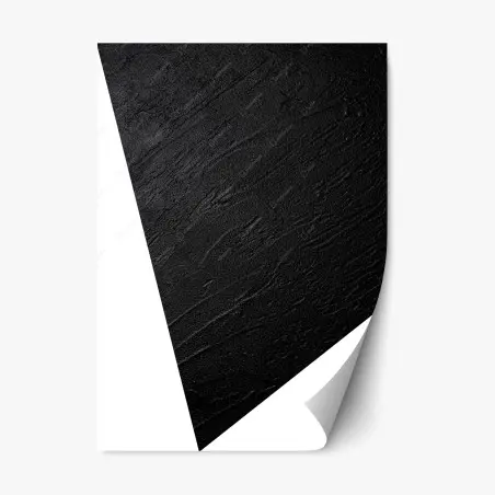 Repositionable sticker black concrete texture minimal abstract • Wallissimo®
