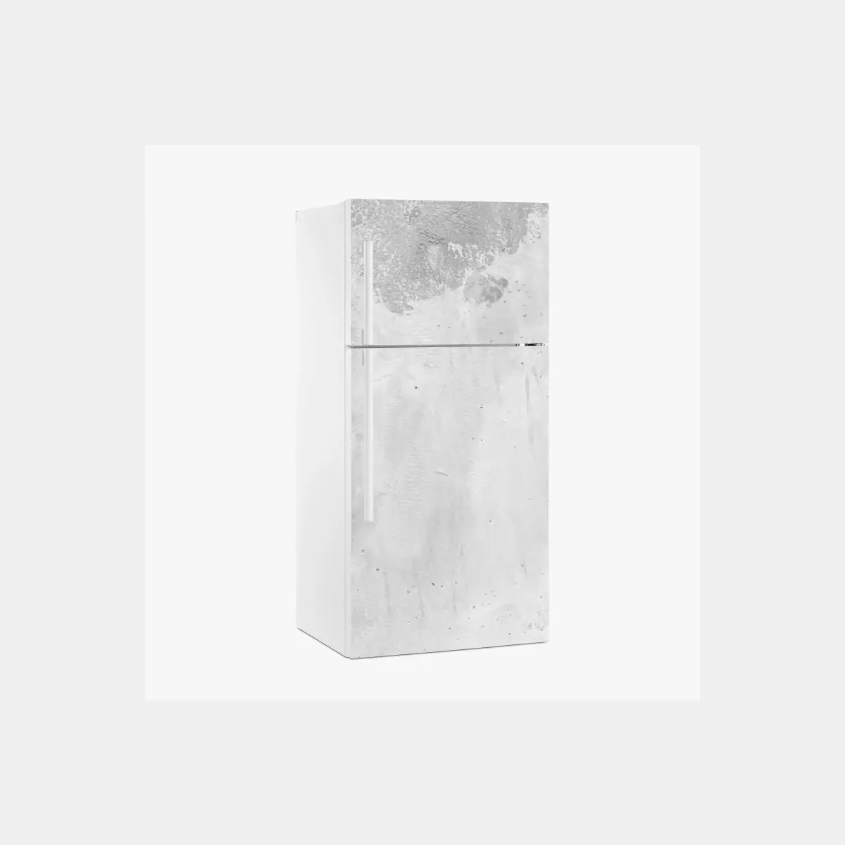 Fridge sticker white peeling concrete wall texture • Wallissimo® Fridge sticker white peeling concrete wall texture • Wallissimo®
