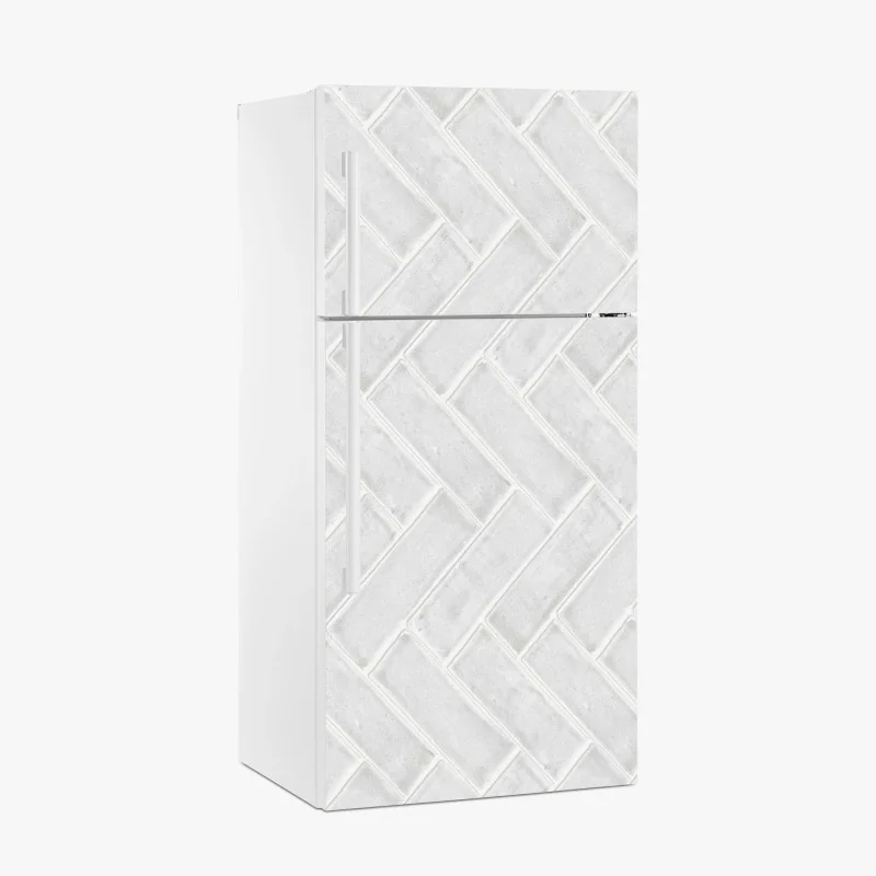 Fridge sticker elegant monochrome orchid stem • Wallissimo®