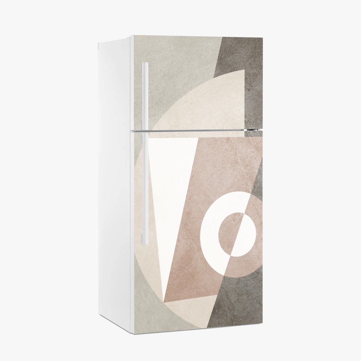 Fridge sticker neutral geometric pastel composition • Wallissimo® Fridge sticker neutral geometric pastel composition • Wallissimo®