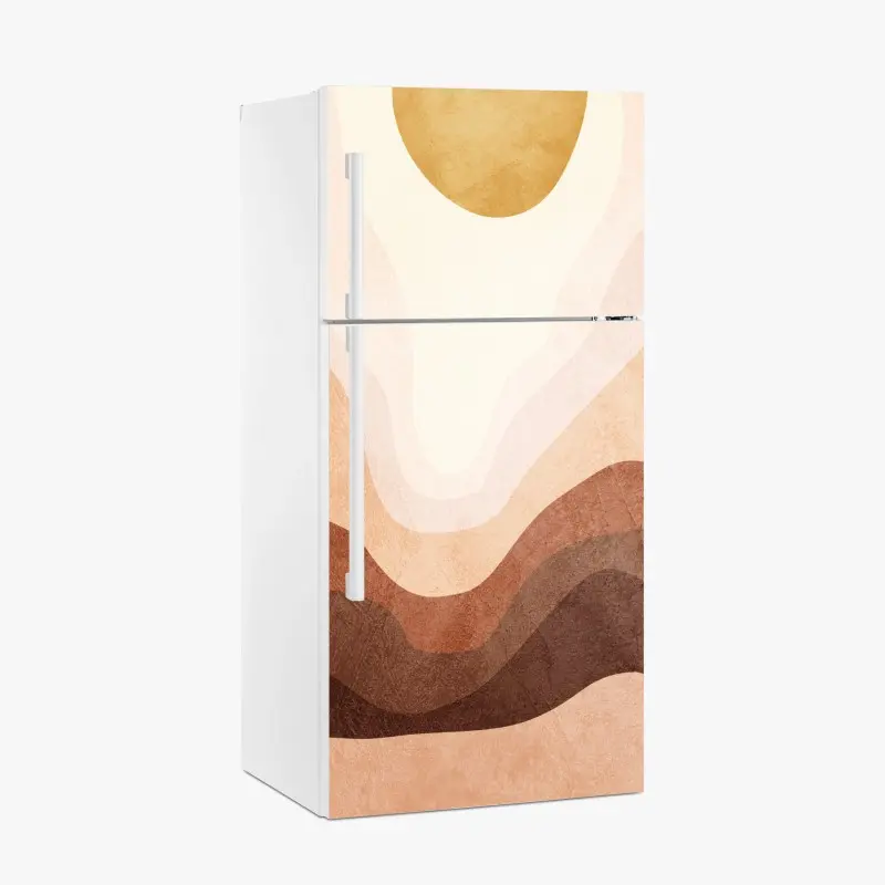 Fridge sticker Tatra mountains in winter mist • Wallissimo®