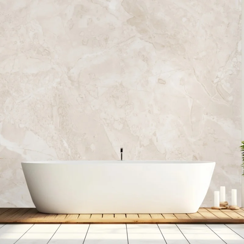 Wall mural beige marble texture for elegant interiors