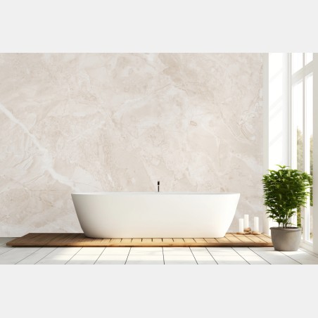 Wall mural beige marble texture for elegant interiors • Wallissimo®