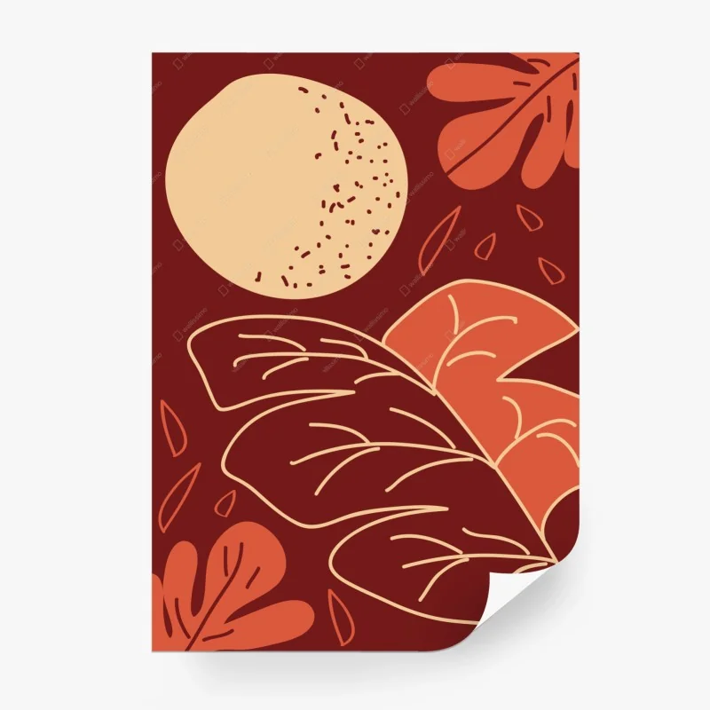 Wall mural vibrant gradient wave pattern • Wallissimo®
