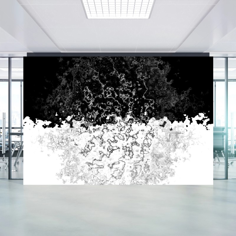 Wall mural monochrome abstract texture