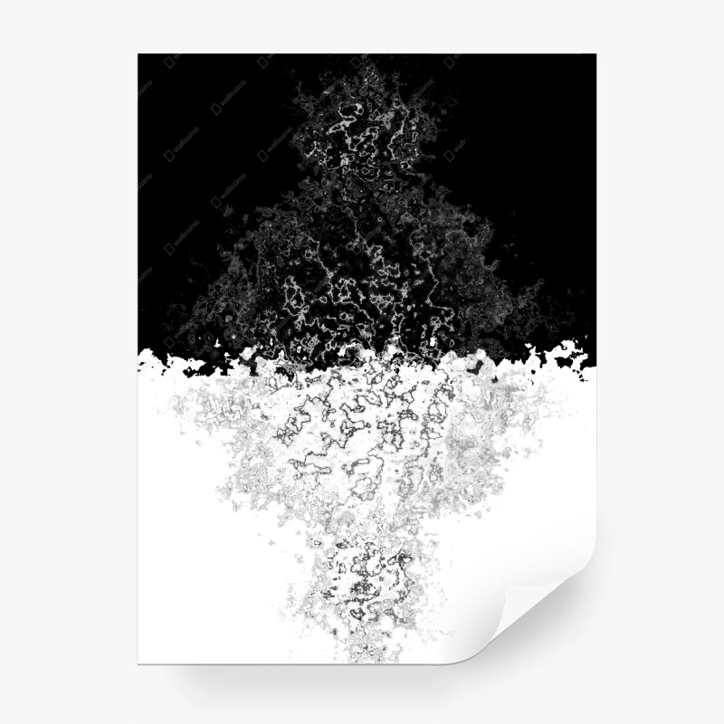 Wall mural monochrome abstract texture
